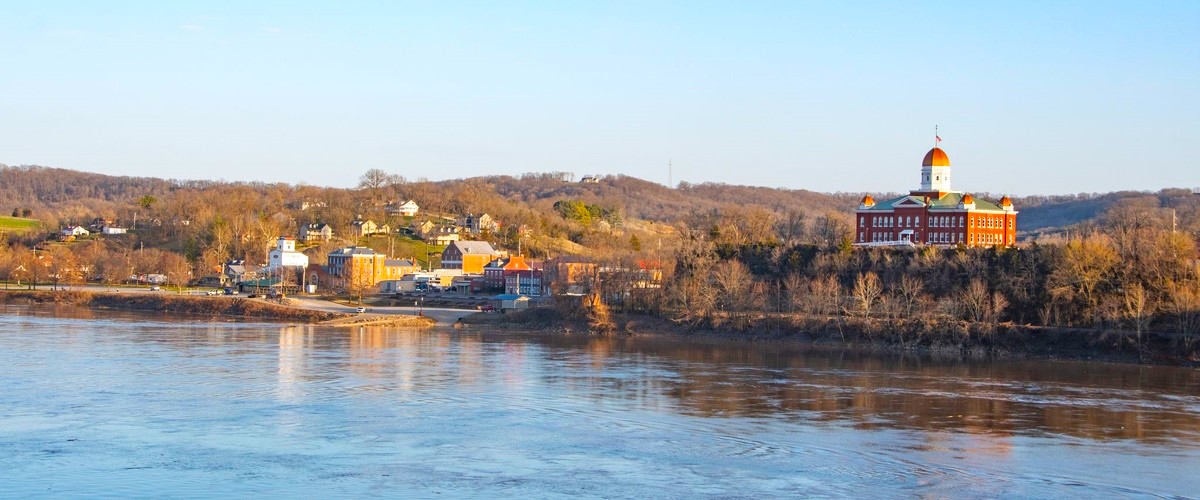 River Front at Hermann Missouri